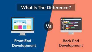 FrontEnd development vs. BackEnd development:
